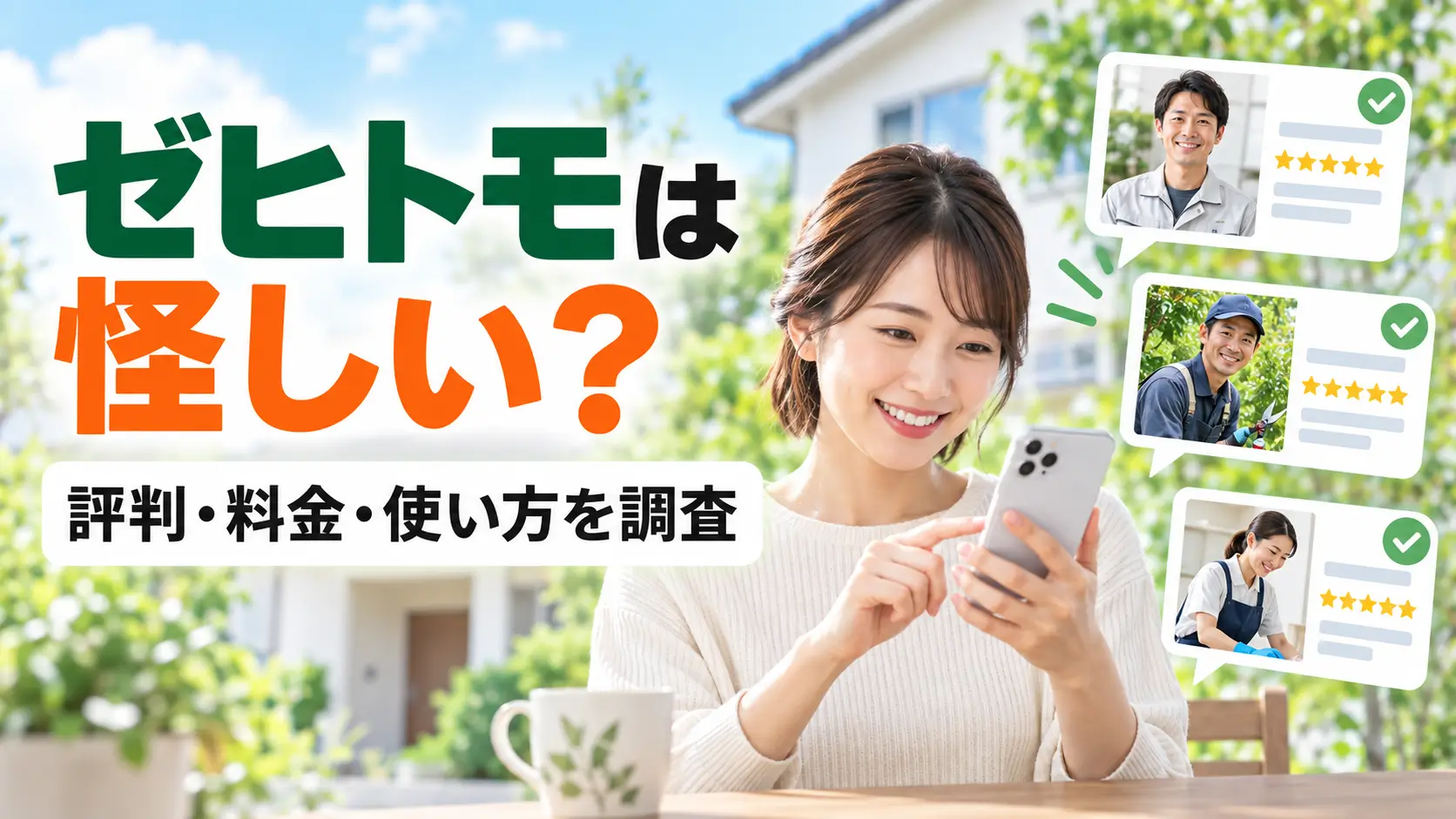 ゼヒトモの評判や使い方、依頼の流れを解説するアイキャッチ画像